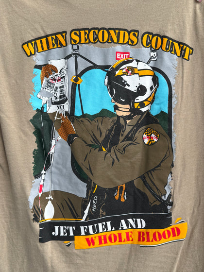 *Whole Blood ~ SHORT SLEEVE T-Shirt ~ Tan