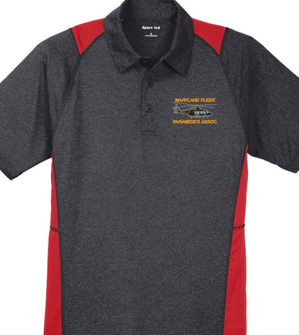 Polo - Graphite/Red (Unisex)
