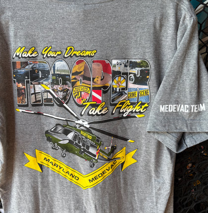 Dreams Take Flight ~ SHORT SLEEVE T-Shirt ~ Grey Heather