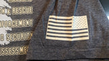 *Mission Ready ~ SHORT SLEEVE T-Shirt ~ Heather Navy