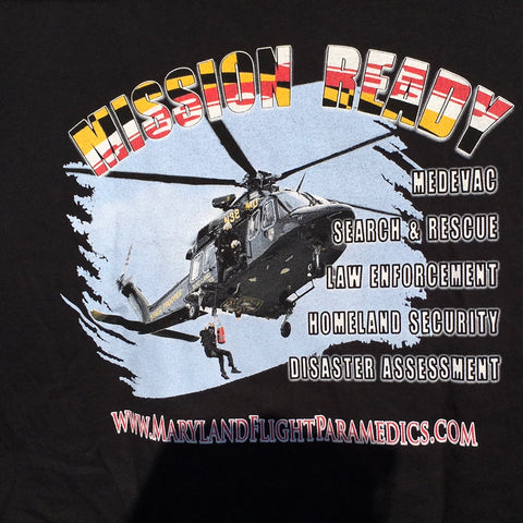 Mission Ready ~ LONG SLEEVE T-Shirt ~ Black